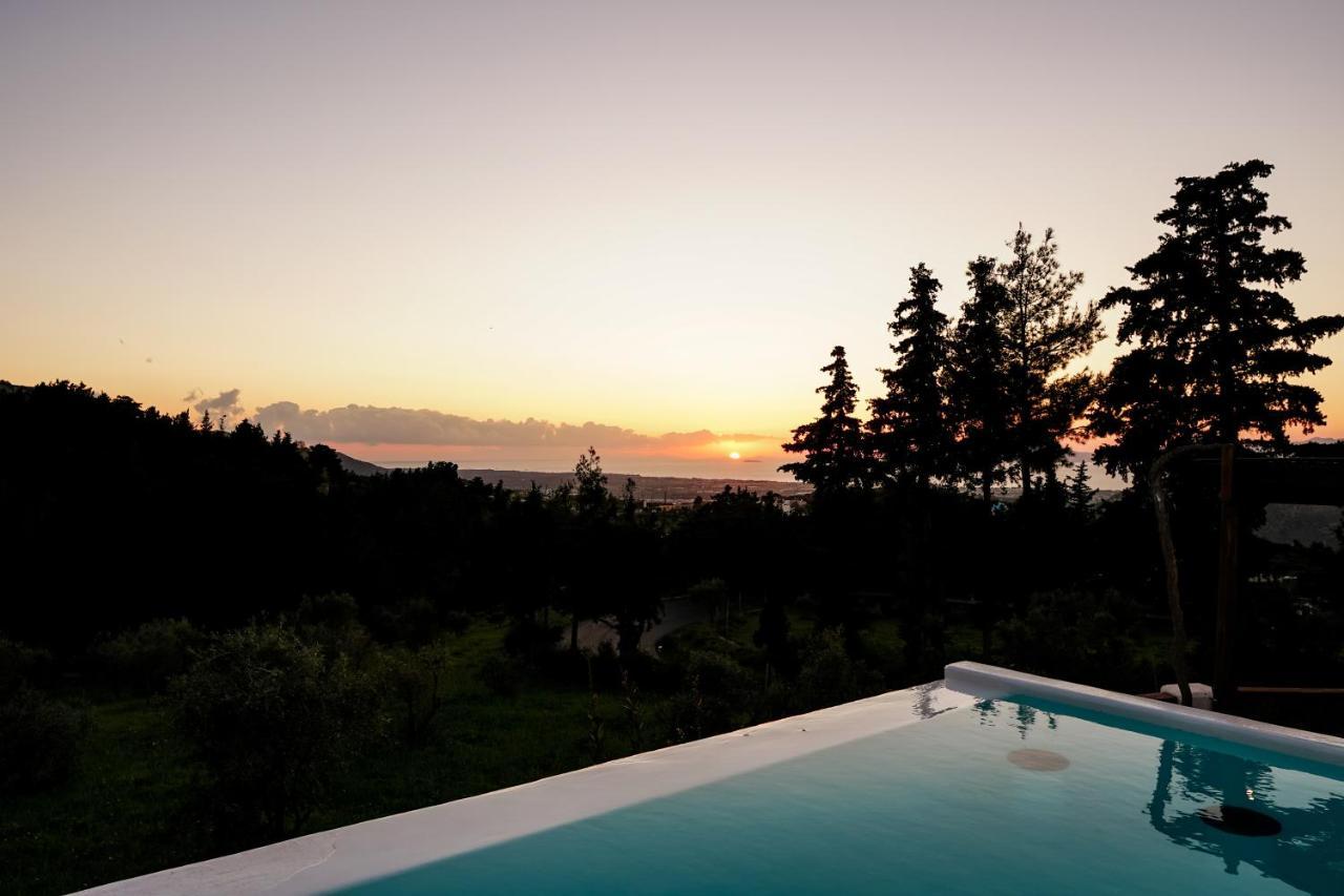 Tramonto Villa Lagoudi Zia Eksteriør bilde